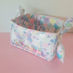  [Lサイズ]シャカシャカファブリックBOX♡