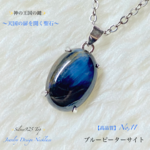 📹️動画ｱﾘ✨ブルーピーターサイト/No,11✨Silver925Top✨Jewelry天然石ネックレス✨