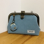 ☆aqu※※様オーダー品☆万能がま口☆帆布