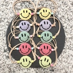 わんちゃん用　パステルカラーにこちゃんトリミングチョーカー トリミングリボンスマイリー