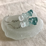 Tsurara aqua drops シルバーチェーンピアス