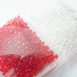 ガラスボール20g（赤10g＋オーロラ10ｇ）