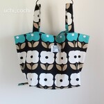 たためる★コンビニエコバッグ🎶お弁当も入る🎶エコバッグ   北欧フラワー               