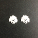 ほわっと犬イヤリング