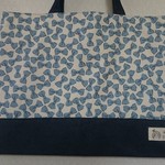 リボン柄　レッスンバッグ