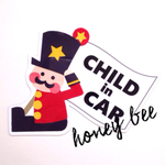 【オモチャの兵隊】child in car マグネット