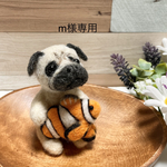 羊毛フェルトパグちゃん＆カクレクマノミ