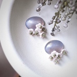 .｡.:✽ 野花 ラベンダー ✽.｡.:* ボタニカル イヤリング・ピアス