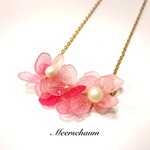 紫陽花ネックレス＊sakura＊【送料無料】