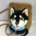 　ゴン太（柴犬）のバッグ、（バネ口）