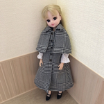 リカちゃん　ポンチョドッキングコート