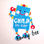 【新型ロボ】シール child in car