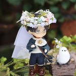 小人の花冠（ウェディング・ベール）オビツ11サイズ　布花