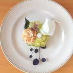 カラーリリィとマムのコサージュ 〜apricot〜