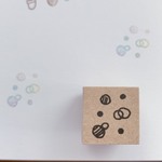 模様はんこ：しゃぼんだま　１．５ｃｍ