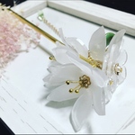 百合の花束のかんざし