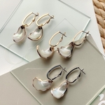 shellandsea  shell×チタンピアスフープ