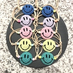 わんちゃん用　パステルカラーにこちゃんトリミングチョーカー トリミングリボンスマイリー