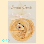 【送料無料】K-40🐾通年使えるワンちゃんオーナメント/プードル/トイプードル
