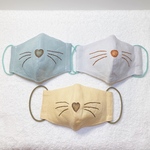 動物になれる？可愛いマスク🐻🐰🐱　キッズマスク　子どもマスク　なりきりマスク　リネンマスク