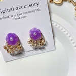 パープルピアス💜