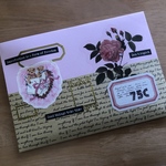 くまさんメモ コラージュ封筒　pink