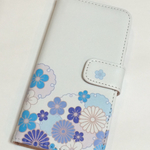 iPhone7/7plus対応手帳型ケース　和Hana