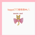 kappa♡♡様専用ページ୨୧⑅*.