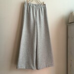 カシミヤウールLGで作ったワイドパンツ