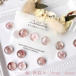 [No.94] 帳-華霞み-drop assort [耳飾り/10mm]