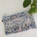 リバティフラットポーチ(マスクポーチ)  エデナム