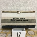 かすれボーダー お財布