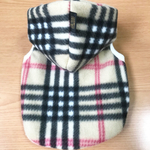 SALE❗️3S〜3L♡タータンチェック♡裏地付きあったか♡フリースパーカー♡