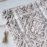 インド刺繍リボン巾着ポーチ(106)