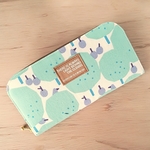 北欧♥軽い長財布🖤グリーン♩可愛い♩お財布♪通帳ケース♪