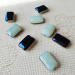 嵐のあとに　チェコビーズ　8X12mm 8個