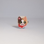 手刺繍ミニ猫ブローチ