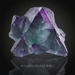 ◆八面体◆パープル×グリーン◆レインボーフローライト(Fluorite)原石 蛍石 S00246