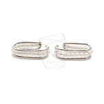 ERG-1829-R【2個入り】パールラウンドイヤーカフ/Pearl Round Earcuffs Earrings