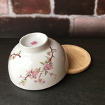 小鳥とフラワー　茶碗