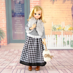 リカちゃん服＊ファーのベスト＊ブライス