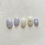 77 ‎⋆ おやすみネイル‪ ☽ ⋆゜