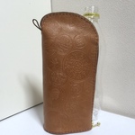 革の　立つ　ペンケース　コインL