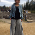 Sサイズ マヤパンツ グレー スウェット生地 