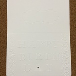 「再販」HAPPY BIRTH　DAY　カード 
