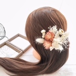 ヘッドドレス＊あじさい かすみ草~シルバーデージーと小花~ホワイト ピンク系