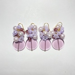 【yuzu様専用】お花とパールのピアス💜