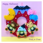 フェルトリース【ハロウィン】