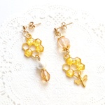 蜜蜂のイヤリング/ピアス