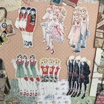 ＊女の子フレークシールSet D＊ダイカット